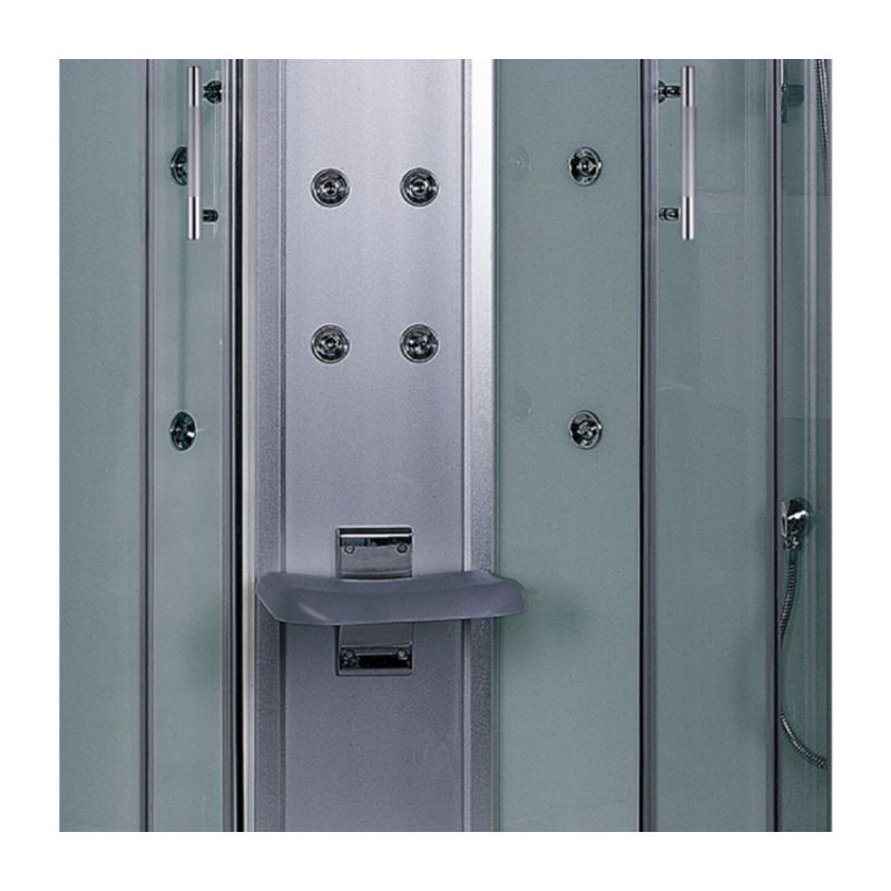 Ariel Platinum DZ934F8 | 36 x 36 Walk-in Luxury Steam Shower 3 kW Generator - jets