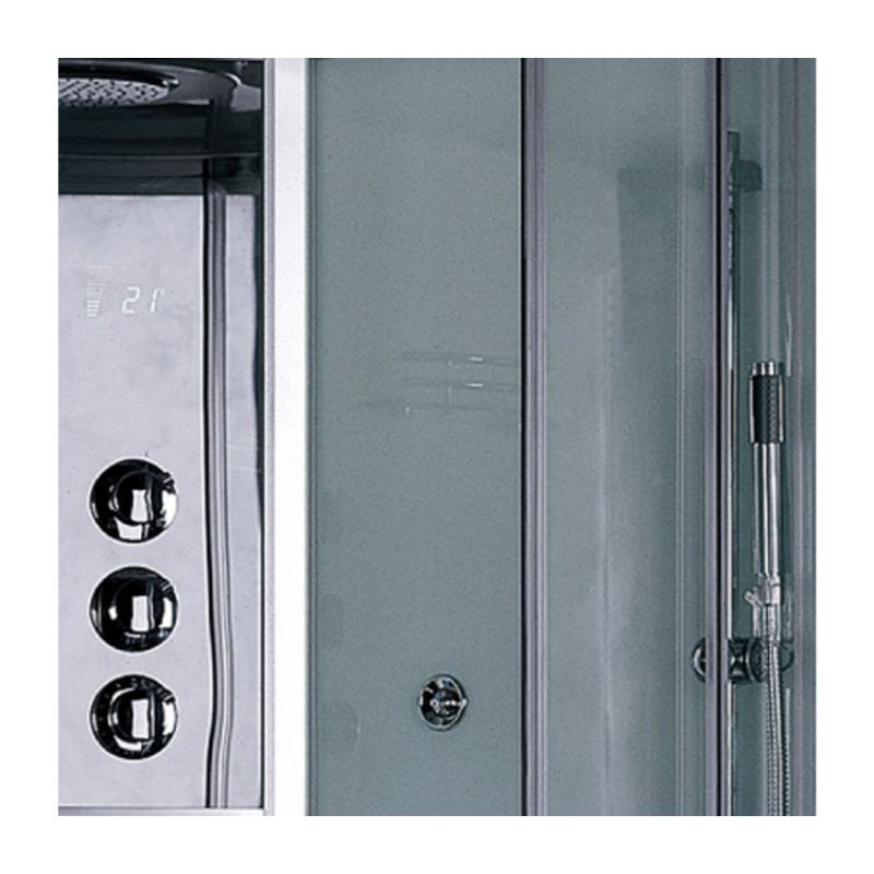 Ariel Platinum DZ934F8 | 36 x 36 Walk-in Luxury Steam Shower 3 kW Generator - inside details