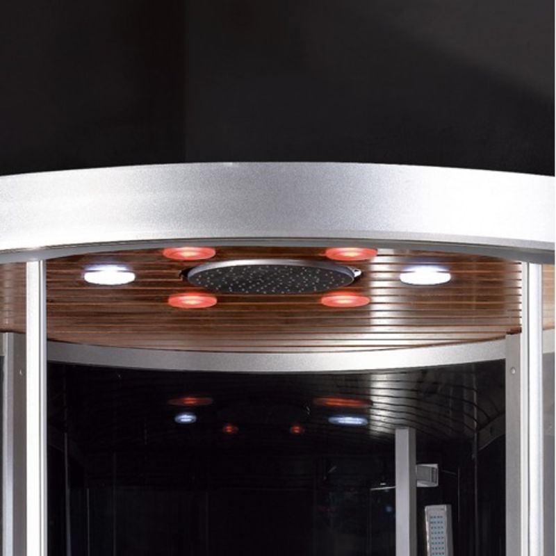 Ariel Platinum DZ962F8 Free standing luxury steam shower-lights