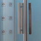 Ariel Platinum DZ962F8 White free standing luxury steam shower-handle