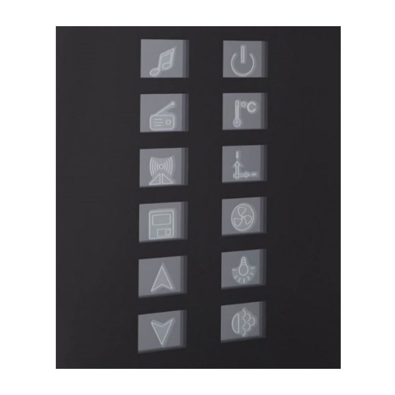 Athena WS-102 - 39 x 39 - 4.5 kW Corner Steam Shower - control buttons