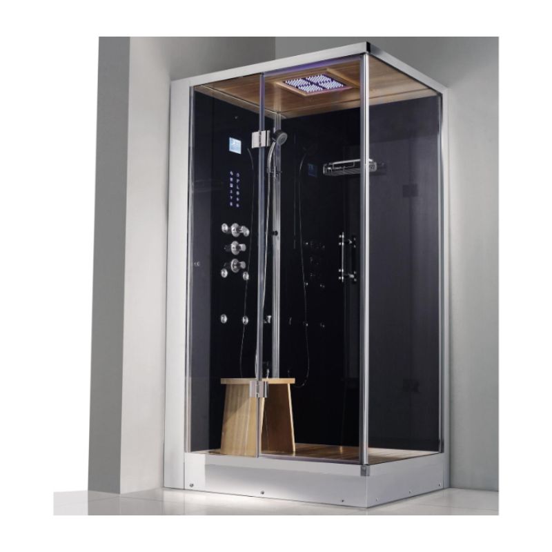 Athena WS-109 - 47 x 35 Steam Shower 4.5 kW - black