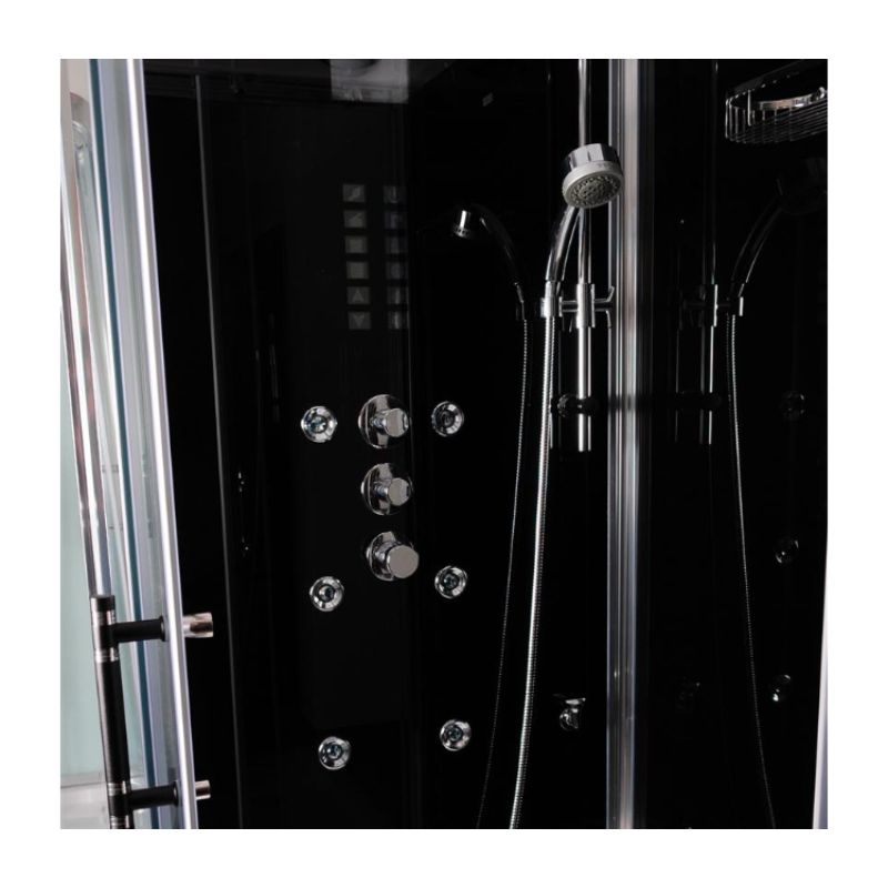 Athena WS-109 - 47 x 35 Steam Shower 4.5 kW - interior controls wall