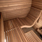 Auroom Baia Infrared Sauna - curved bench seating