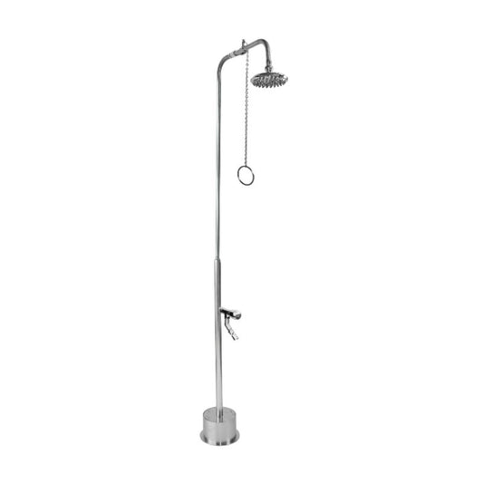 6" Shower Head - Free Standing Single Supply Shower | BS-1200-PCV-ADA