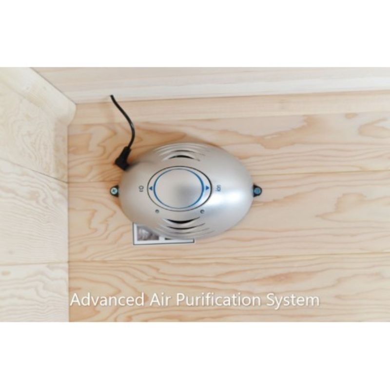 SunRay Barrett HL100K2 - 1 Person Indoor Infrared Sauna - Ionizer