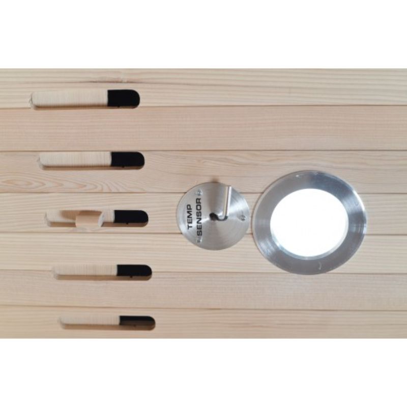 SunRay Barrett HL100K2 - 1 Person Indoor Infrared Sauna - Light and Vent