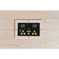 SunRay Bristol Bay HL400KC Corner 4 Person Infrared Sauna - Digital Control panel