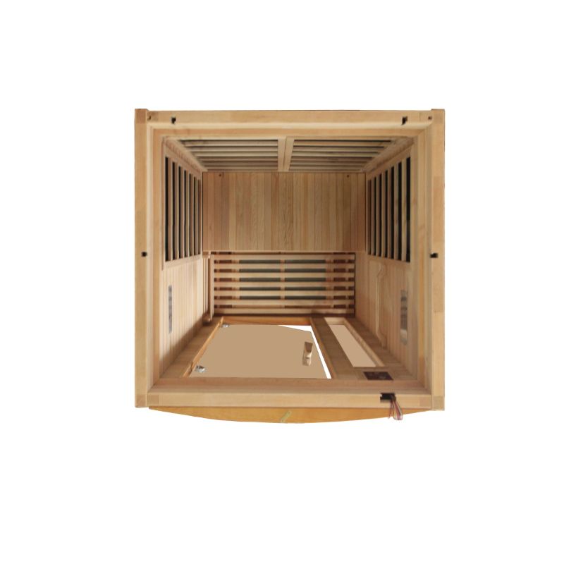 Dynamic Saunas DYN-6106-01 Barcelona Elite Low EMF infrared sauna-top view