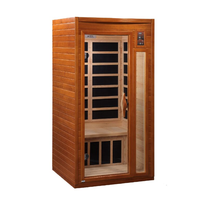 Dynamic Saunas DYN-6106-01 Barcelona Elite Low EMF infrared sauna - other angle