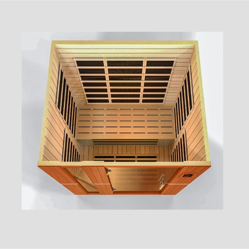 Dynamic Saunas Lugano Elite DYN-6336-02 | 3 Person, Ultra Low Far Infrared Sauna