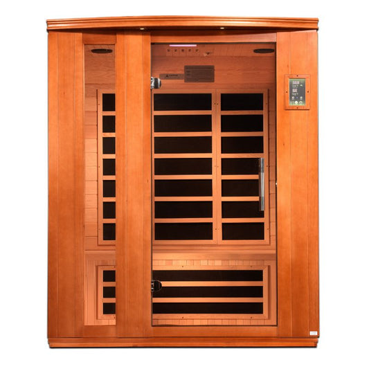 Dynamic Saunas Lugano Elite 3 Person Low EMF Far Infrared Sauna (Model DYN-6336-02)