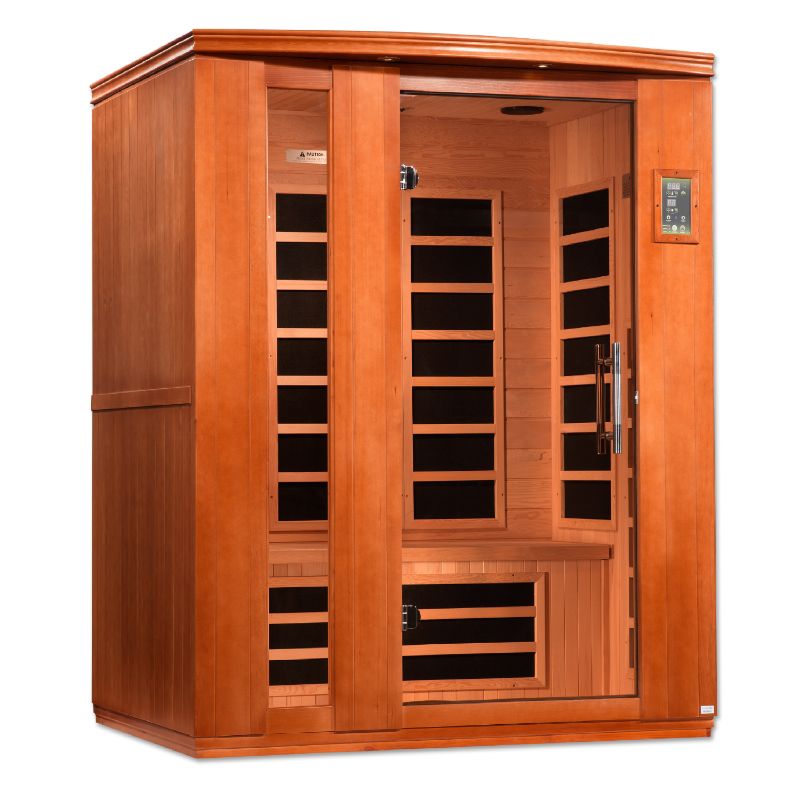 Dynamic Saunas Lugano Elite DYN-6336-02 | 3 Person, Ultra Low Far Infrared Sauna