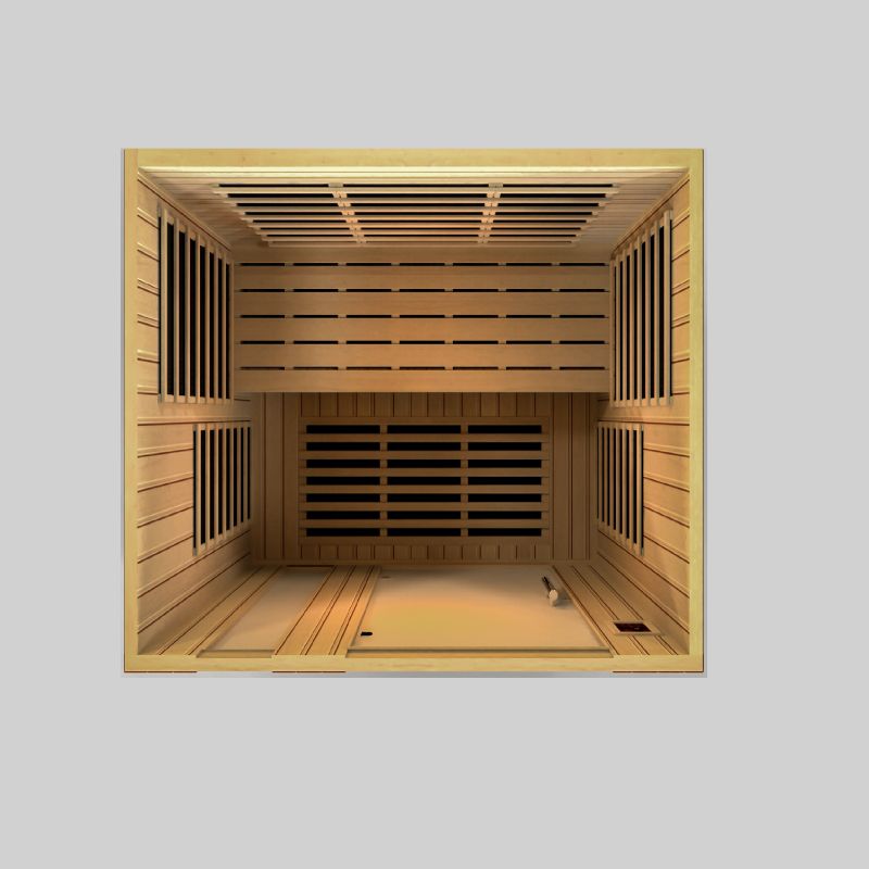 Dynamic Saunas Lugano Elite DYN-6336-02 | 3 Person, Ultra Low Far Infrared Sauna