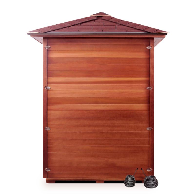 Enlighten Diamond-3 Person-Hybrid Sauna - view of back