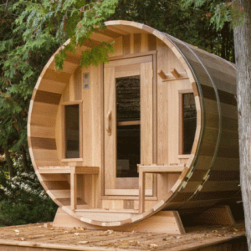 Dundalk LeisureCraft Tranquility Barrel Sauna CTC2345H