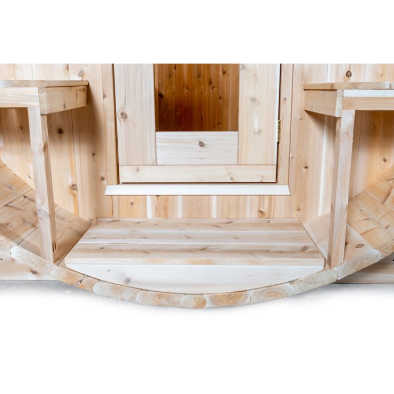 Dundalk Serenity Barrel Sauna CTC2245W - entry floor