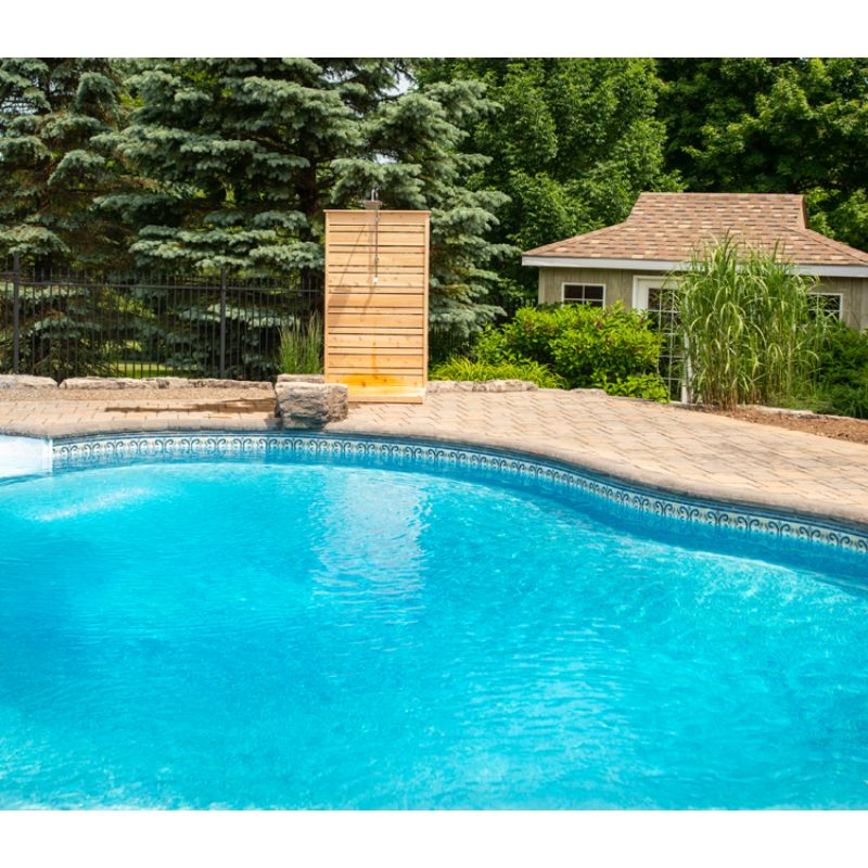 Dundalk Savannah Outdoor Shower CTC205 - beautiful pool view