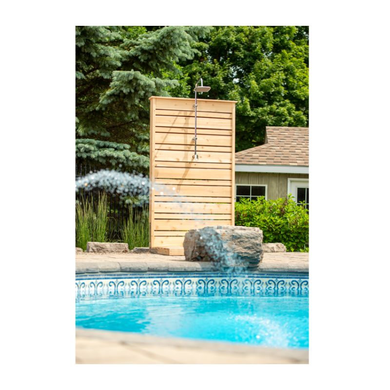 Dundalk Savannah Outdoor Shower CTC205 - pool spray nearby