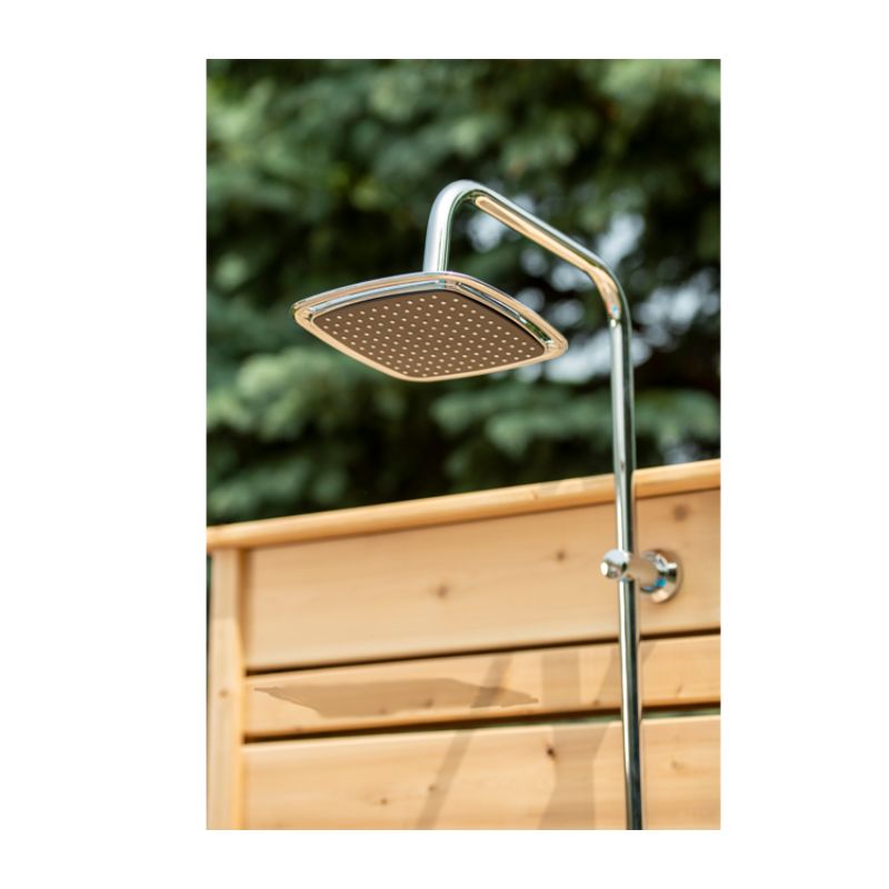 Dundalk Savannah Outdoor Shower CTC205 - even closer look at shower head