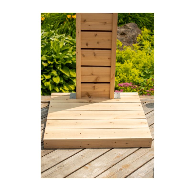 Dundalk LeisureCraft outdoor shower - Sierra-CTC105 - shower base