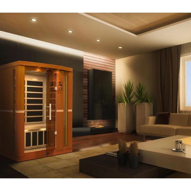 Dynamic Saunas Vittoria DYN-6220-01 | 2 Person Low EMF Far Infrared Sauna - on display