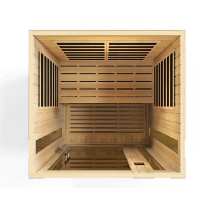 Dynamic Saunas Vittoria DYN-6220-01 | 2 Person Low EMF Far Infrared Sauna-top view