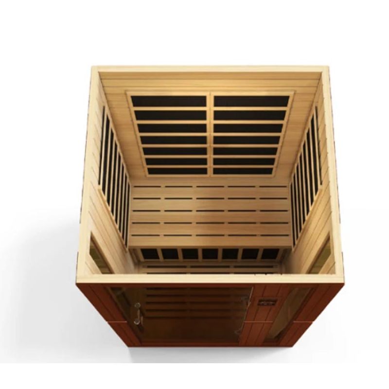 Dynamic Saunas Vittoria DYN-6220-01 | 2 Person Low EMF Far Infrared Sauna-top view 2