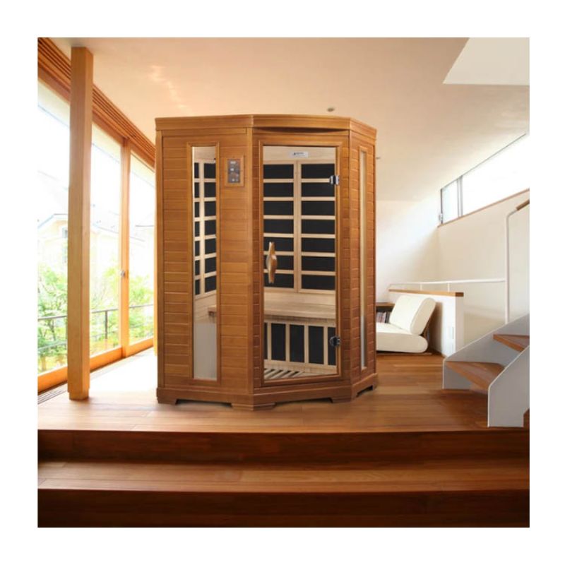 Dynamic Saunas Heming DYN-6225-02 | 2 Person Low EMF Far Infrared Sauna