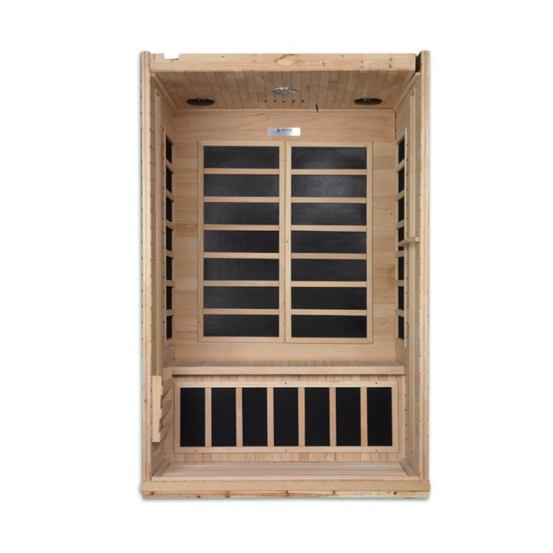 Dynamic Saunas Venice DYN-6210-01 | 2 Person Low EMF Far Infrared Sauna-interior