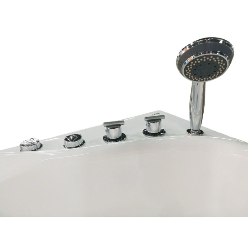 EAGO AM175 Whirlpool Bathtub - sprayer and knobs