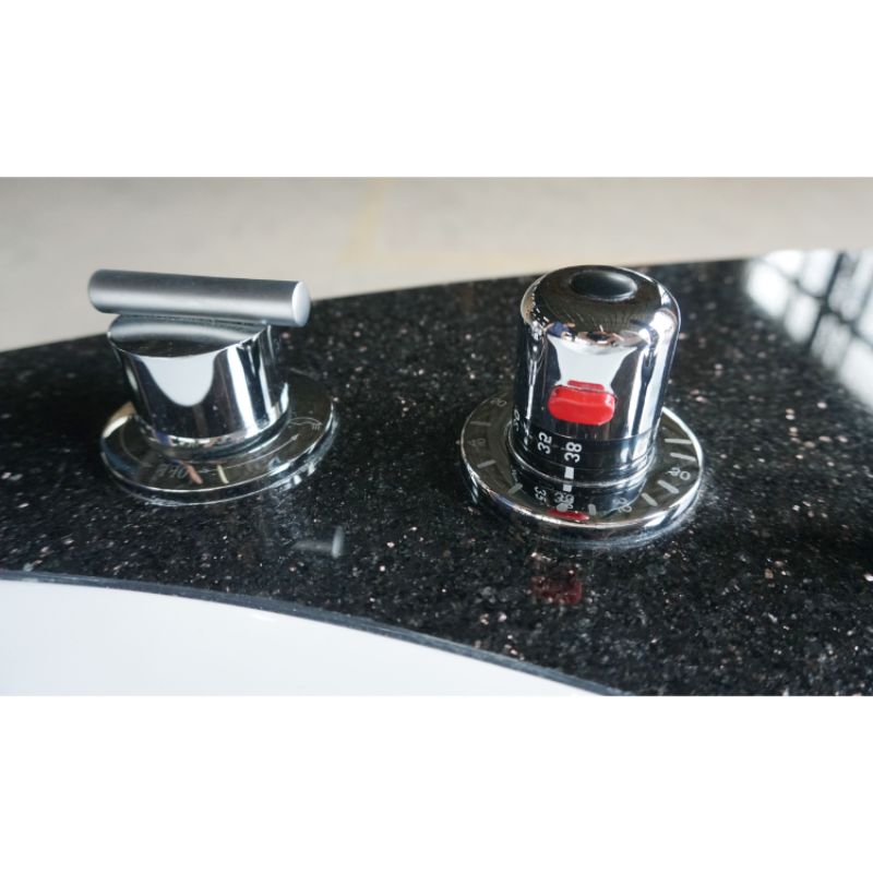 Eago Whirlpool Tub-AM113ETL- controls and knobs