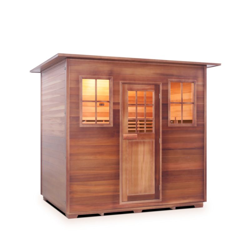 Enlighten-Moonlight 5 Person-Traditional Sauna-Slope Roof