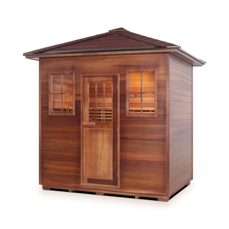 Enlighten-Moonlight 5 Person-Traditional Sauna-Peak Roof