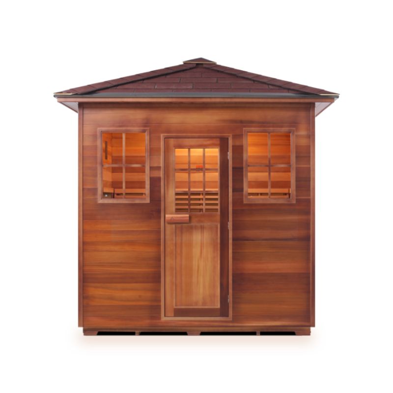 Enlighten-Moonlight 5 Person-Traditional Sauna-Peak Roof