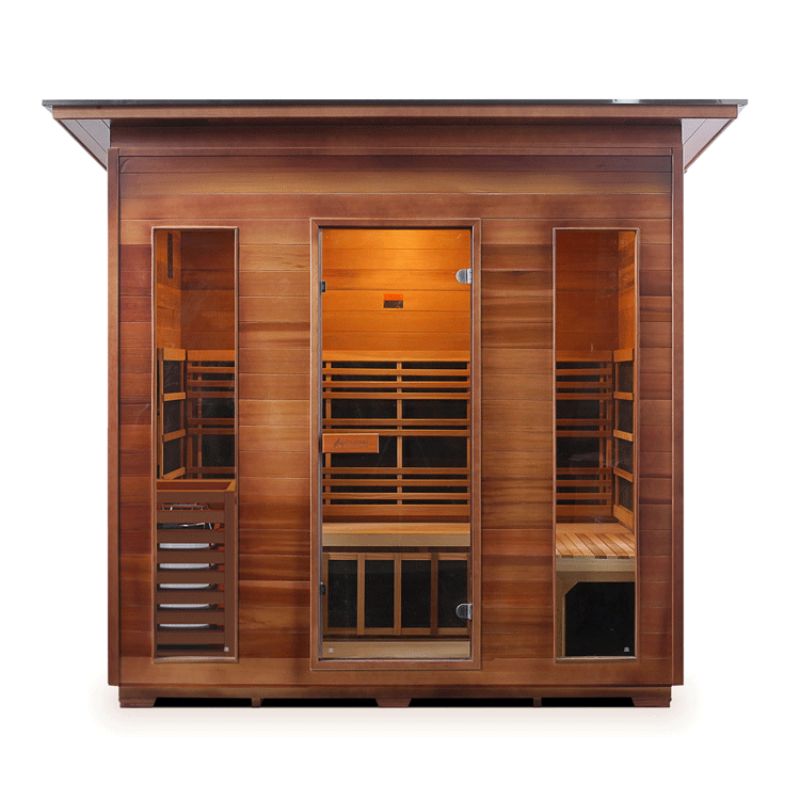 Enlighten Diamond-5 Person-Hybrid sauna-Slope Roof