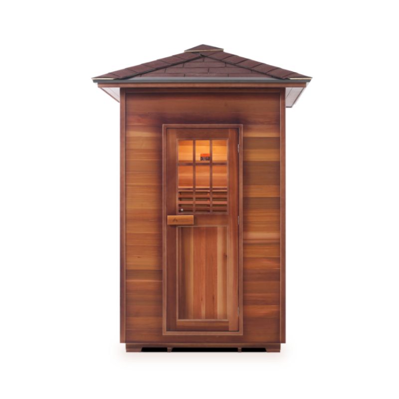 Enlighten Moonlight-2 Person-Traditional Sauna-Peak Roof