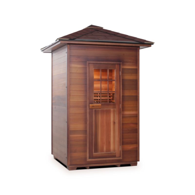 Enlighten Moonlight-2 Person-Traditional Sauna-Peak Roof