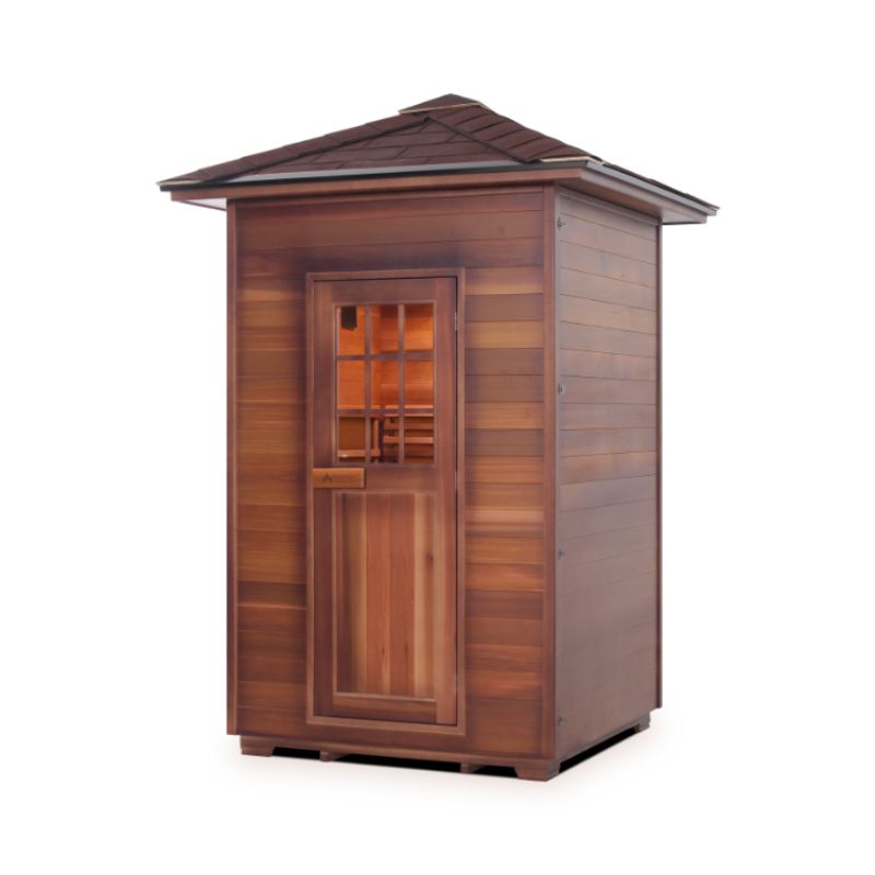 Enlighten Moonlight-2 Person-Traditional Sauna-Peak Roof