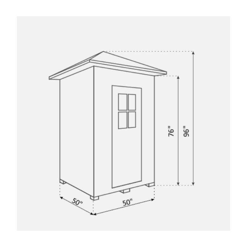 Enlighten Moonlight-2 Person-Traditional Sauna-Specs