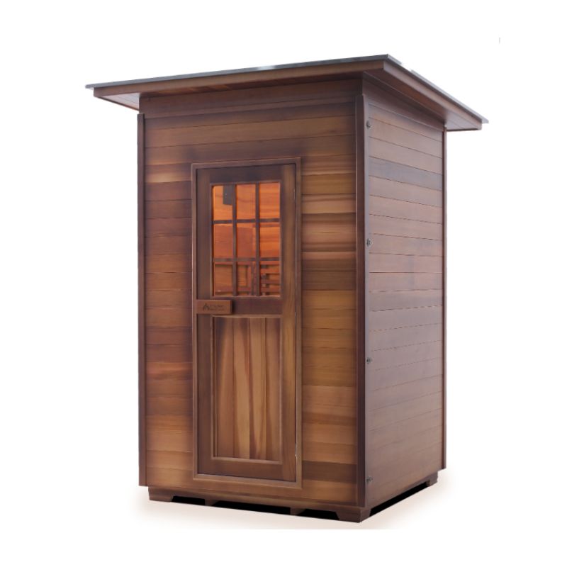 Enlighten Moonlight-2 Person-Traditional Sauna-Slope Roof-Exterior
