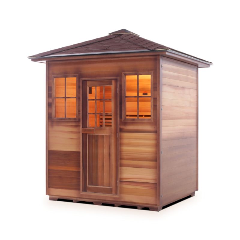 Enlighten Moonlight 4 Person-Traditional Sauna-Peak Roof