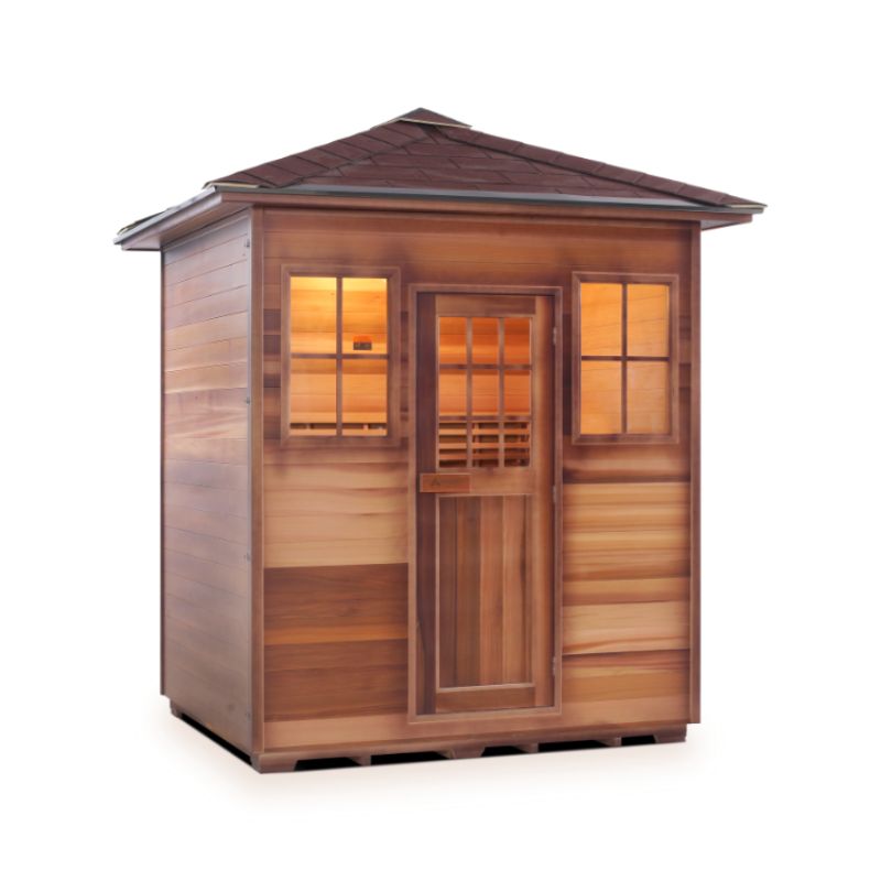 Enlighten Moonlight 4 Person-Traditional Sauna-Peak Roof