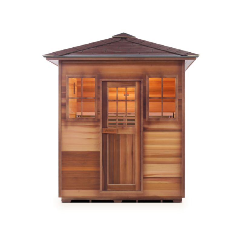Enlighten Moonlight 4 Person-Traditional Sauna-Peak Roof