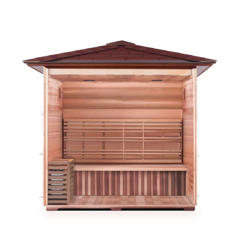 Enlighten Moonlight 4 Person-Traditional Sauna-Peak Roof-Interior