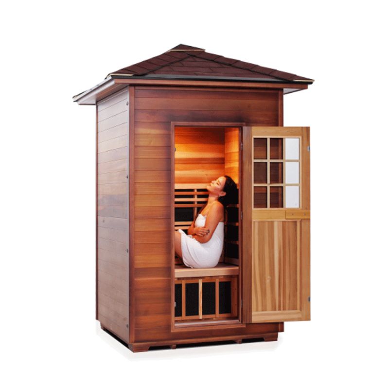 Enlighten Sapphire, 2 Person, Peak Roof, Hybrid Sauna