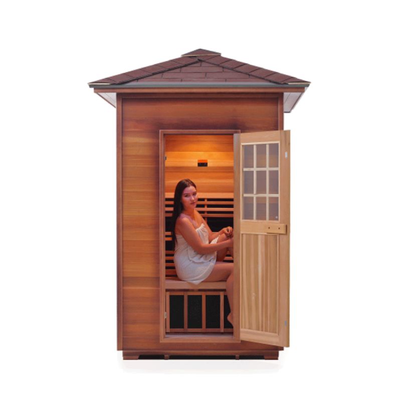 Enlighten Sapphire, 2 Person, Peak Roof, Hybrid Sauna