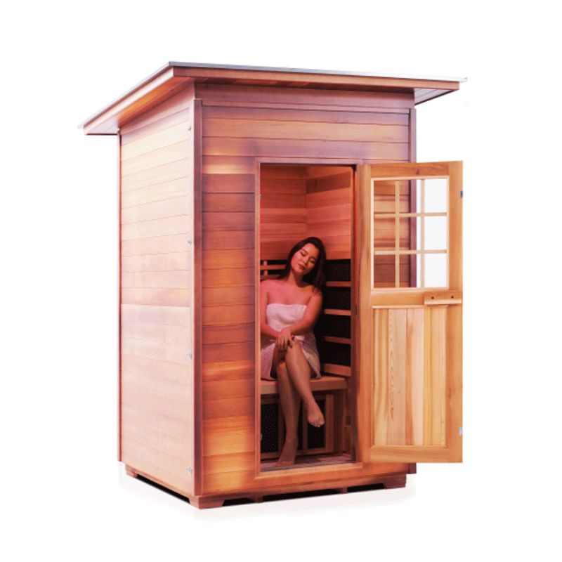 Enlighten Sapphire, 2 Person, Slope Roof, Hybrid Sauna