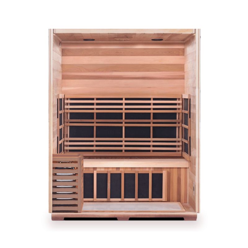 Enlighten Sapphire-3 Person-Hybrid Sauna-Interior