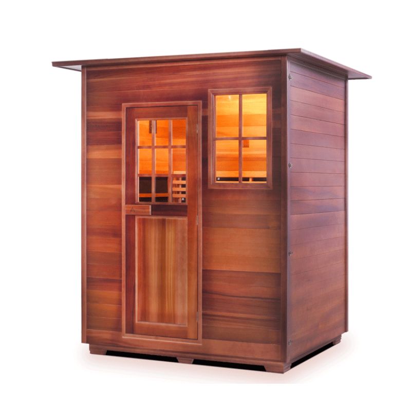 Enlighten Sapphire-3 Person-Hybrid Sauna-Slope Roof